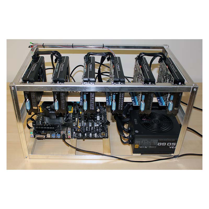 Mining rig 6x RX570 4GB (160Mh/s ETH)